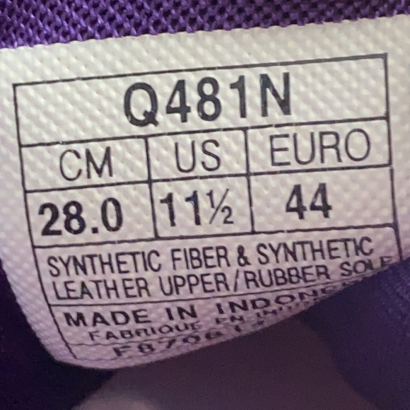 Asics MetroLyte Purple/White Athletic Running Shoes Q481N Women's Size 11.5 - Picture 11 of 12